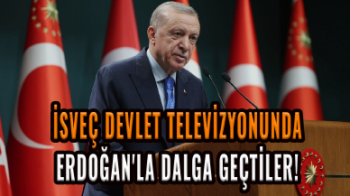 Devlet televizyonunda Cumhurbaşkanı Erdoğan'la dalga geçtiler!