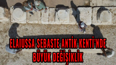 Elaiussa Sebaste Antik Kenti’nde büyük değişiklik