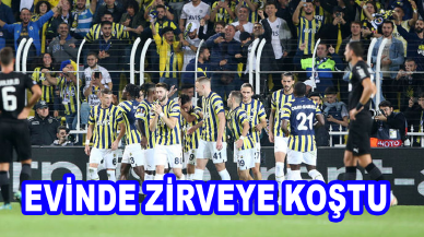 Fenerbahçe evinde zirveye koştu