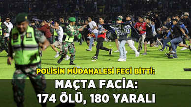 Maçta facia: 174 kişi öldü, 180 yaralı