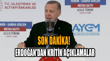 Son dakika... Cumhurbaşkanı Erdoğan'dan kritik açıklamalar