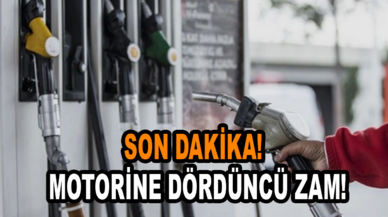 Son Dakika! Motorine dördüncü zam!