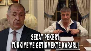 Ümit Özdağ, Sedat Peker'i Türkiye'ye getirmekte kararlı