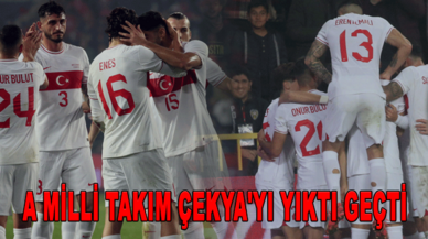 A Milli Takım Çekya'yı yıktı geçti: 2-1