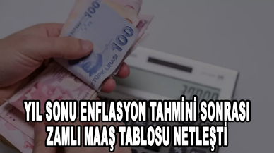 Memur ve emekli ne alacak? Yıl sonu enflasyon tahmini sonrası zamlı maaş tablosu netleşti