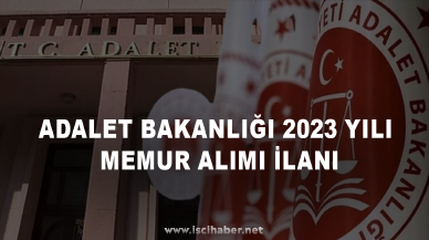 Adalet Bakanlığı 2023 yılı memur alımı ilanı