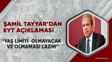 AK Partili Şamil Tayyar: Yaş limiti olmayacak ve olmaması lazım!