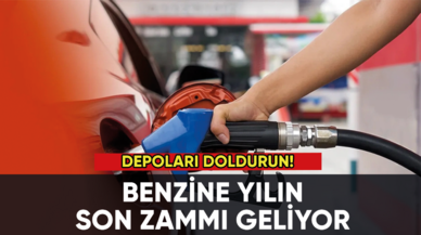 Benzine yıl sonu zammı geliyor!