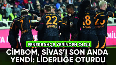 Galatasaray, Sivas'ı son anda yıkıp liderliğe oturdu