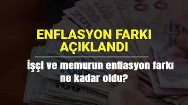 Enflasyon rakamları açıklandı! İşçi ve memurun enflasyon farkı ne kadar oldu?