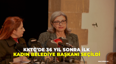 KKTC’de 36 yıl sonra ilk: Kadın belediye başkanı göreve geldi