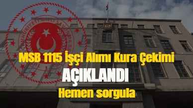 MSB kura çekimi sonuçları açıklandı mı?