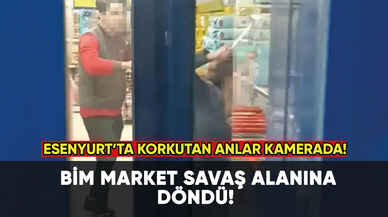 BİM savaş alanına döndü! İşte o korku dolu anlar