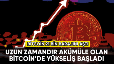 Bitcoin aylar sonra 21 bin doları aştı