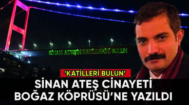 Sinan Ateş cinayeti Boğaz'da: 'Katilleri bulun'