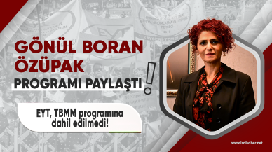 EYTFED Başkanı Özüpak paylaştı: EYT, TBMM programına dahil edilmedi!