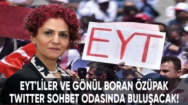 EYT'liler ve Gönül Boran Özüpak, Twitter sohbet odasında buluşacak