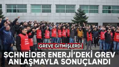 Grev sonuç verdi, Schneider Enerji ile anlaşma sağlandı