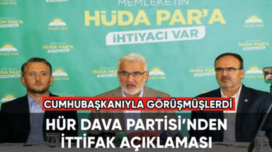 HÜDA PAR'dan ittifak açıklaması