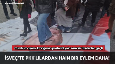 İsveç'te PKK'lılardan hain bir eylem daha!