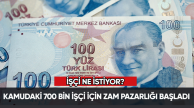 Kamudaki 700 bin işçi için zam pazarlığı başladı