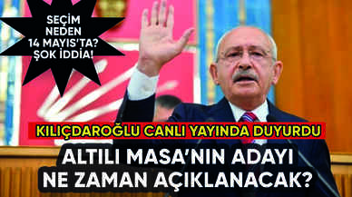 Altılı Masa'nın Cumhurbaşkanı adayı: Kılıçdaroğlu resmen açıkladı