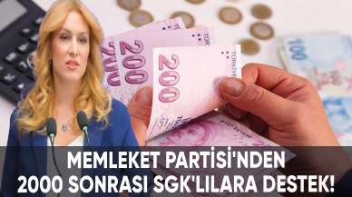 Memleket Partisi'nden 2000 sonrası SGK'lılara destek!