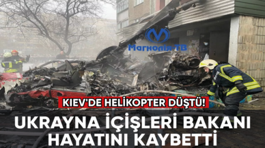 Son dakika! Kiev'de helikopter düştü! Ukrayna İçişleri Bakanı hayatını kaybetti