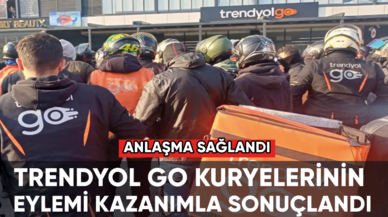 Trendyol GO kuryelerinin eylemi kazanımla sonuçlandı