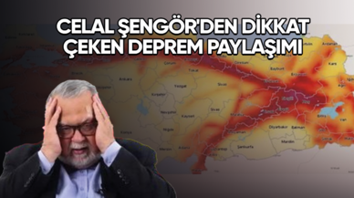 Celal Şengör'den dikkat çeken deprem paylaşımı