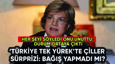 Tansu Çiller Türkiye Tek Yürek'te her şeyi söyledi onu unuttu