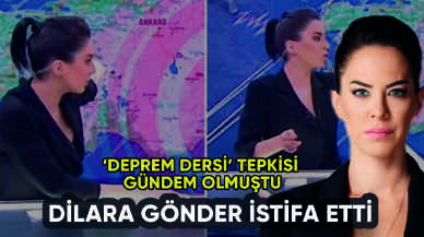 Dilara Gönder istifa etti: 'Deprem dersi' tepkisi gündem olmuştu