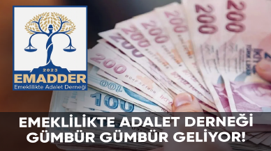 Emeklilikte Adalet Derneği gümbür gümbür geliyor!