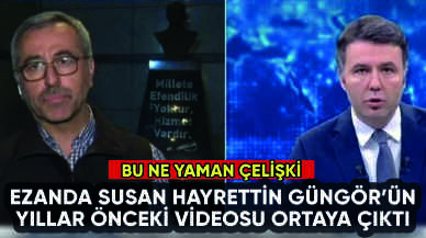 Ezanda susan Hayrettin Güngör'ün yıllar önceki videosu ortaya çıktı