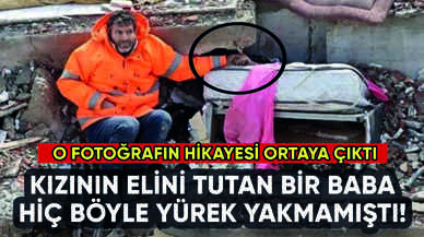 Depremle ilgili o fotoğrafın hikayesi yürek yaktı!