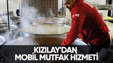 Kızılay'dan mobil mutfak hizmeti