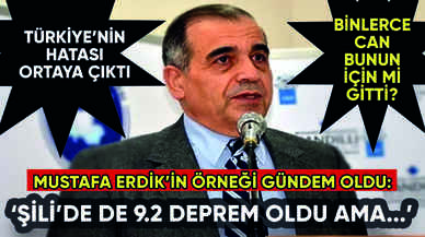 Mustafa Erdik'ten flaş deprem örneği: 'Şili'de 9.2 oldu ama...'