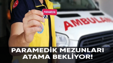 Paramedik mezunları atama bekliyor!