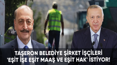 Taşeron belediye şirket işçileri kadro talebinde kararlı!