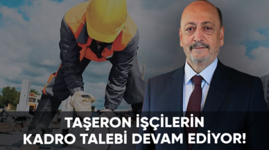 Taşeron işçilerin kadro talebi devam ediyor!