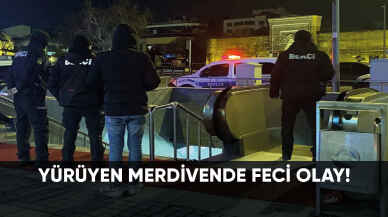 Yürüyen merdivende feci olay: Hayatını kaybetti!