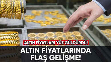 Altın fiyatlarında flaş gelişme!