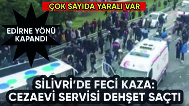 Silivri'de feci kaza: 28 yaralı