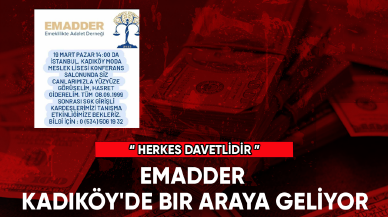 EMADDER Kadıköy'de bir araya geliyor