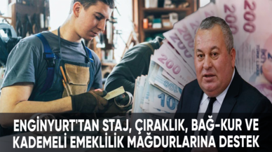 Enginyurt'tan staj, çıraklık, Bağ-Kur ve kademeli emeklilik mağdurlarına destek