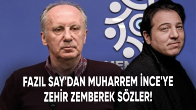 Fazıl Say'dan Muharrem İnce'ye sert tepki: Bu halka kötülük ediyor!