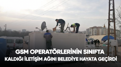 GSM operatörlerinin sınıfta kaldığı iletişim ağını belediye hayata geçirdi