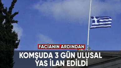 Komşuda 3 gün ulusal yas ilan edildi