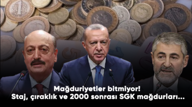 Mağduriyetler bitmiyor!  Staj, çıraklık ve 2000 sonrası SGK mağdurları...