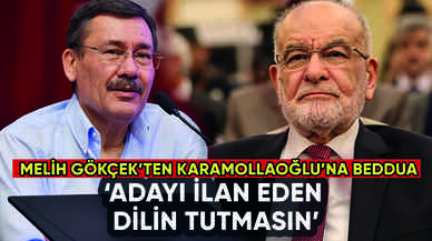 Melih Gökçek'ten Karamollaoğlu'na beddua: 'Adayı ilan eden dilin tutmasın'